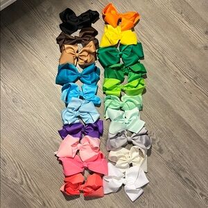 Hair Bows - 20 Piece - Grossgrain